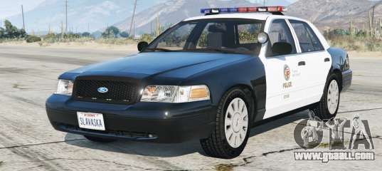 Ford Crown Victoria P71 Police Interceptor 2001〡LAPD [ELS] v4.6 for GTA 5