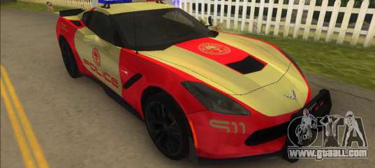 Corvette C7 Police for GTA Vice City