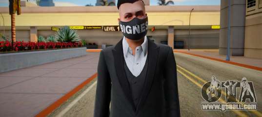 Gta Online Skin With Bigness Mask
