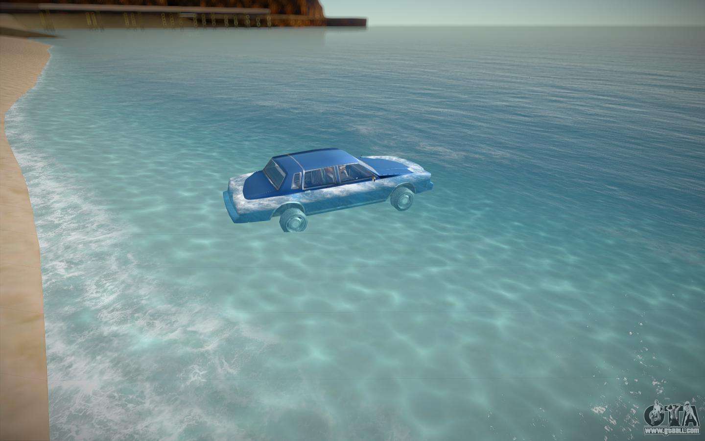 Cars Water para GTA San Andreas