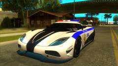 Police Koenigsegg Agera R for GTA San Andreas
