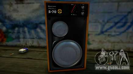 Speakers Radiotehnika S-70 for GTA San Andreas