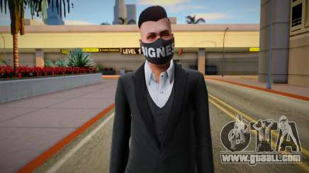 Gta Online Skin With Bigness Mask for GTA San Andreas