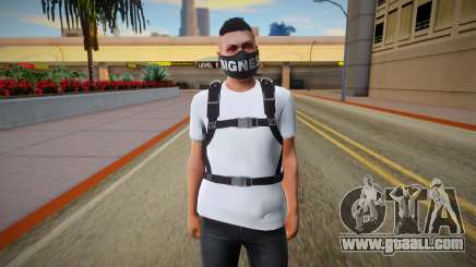 Skin Random from GTA ONLINE With Parachute for GTA San Andreas