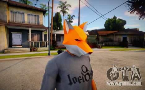 Fox mask (Diamond Casino Heist) for GTA San Andreas