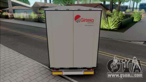 Trailer Girteka Logistics for GTA San Andreas