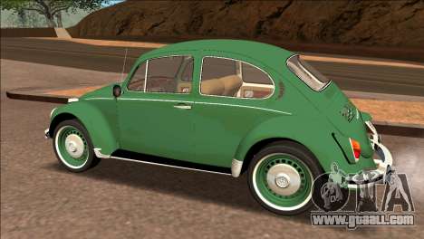 Volkswagen Beetle (Fuscao) 1500 1974 - Brazil for GTA San Andreas