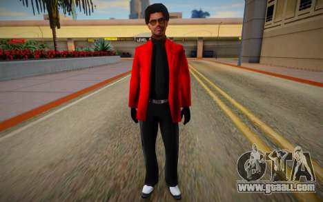 The Weeknd Skin for GTA San Andreas