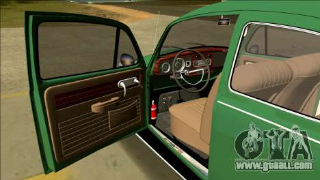 Volkswagen Beetle (Fuscao) 1500 1974 - Brazil for GTA San Andreas