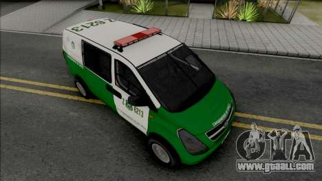 Hyundai H-1 Starex Carabineros for GTA San Andreas