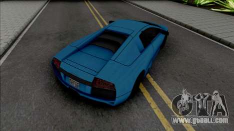 Lamborghini Murcielago LP640 Blue for GTA San Andreas