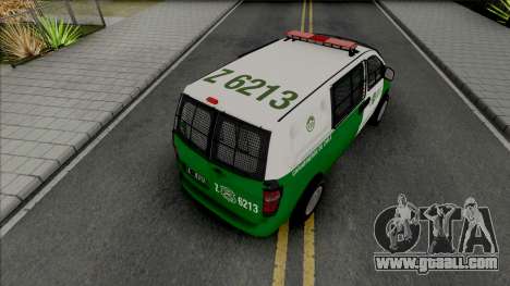 Hyundai H-1 Starex Carabineros for GTA San Andreas