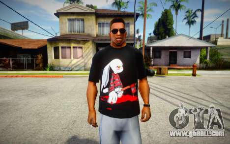 Evil Serial Killer Bunny T-Shirt for GTA San Andreas