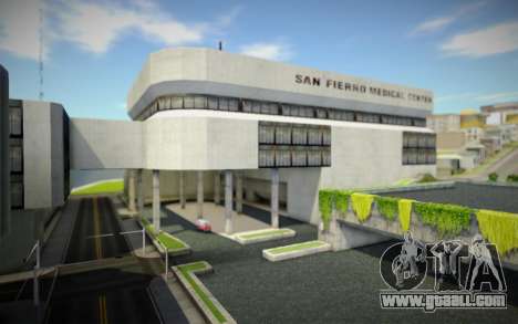 Renewed hospital in San Fierro for GTA San Andreas