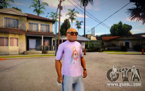 Camisa Asuna Love (SAO) for GTA San Andreas