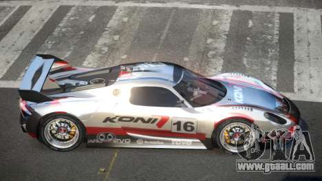 Porsche 918 SP Racing L4 for GTA 4