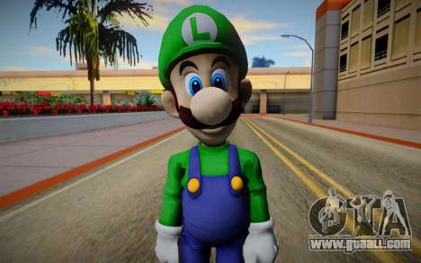 Luigi from Super Smash Bros. for Wii U for GTA San Andreas
