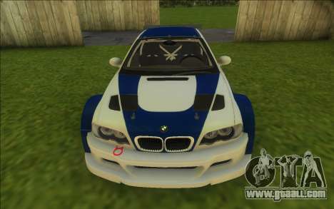 BMW M3 GTR for GTA Vice City