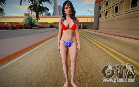 Wonder Woman Bikini Girl from Dead or Alive 5 for GTA San Andreas
