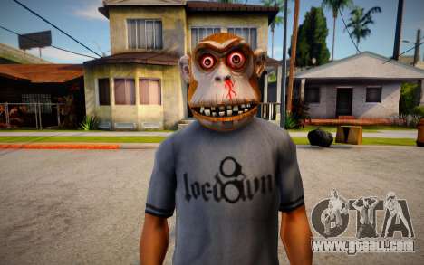 Monkey Mask (GTA Online Diamond Heist) for GTA San Andreas