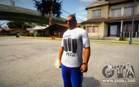 Four Pegs T-Shirt for GTA San Andreas