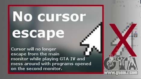 No Cursor Escape for GTA 4