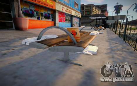 Winter Bench for GTA San Andreas