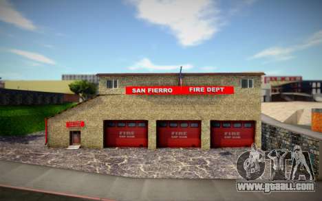 Renewed fire station (good textures) for GTA San Andreas