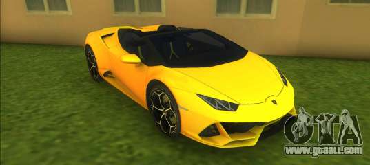 Lamborghini Huracan EVO Spyder for GTA Vice City