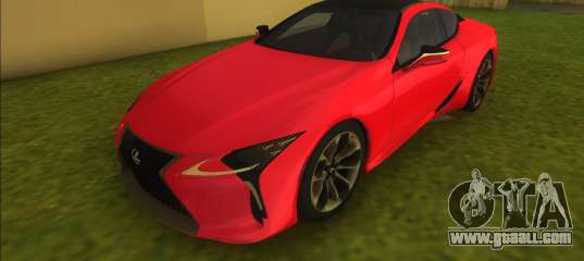Lexus LC500 2018 for GTA Vice City