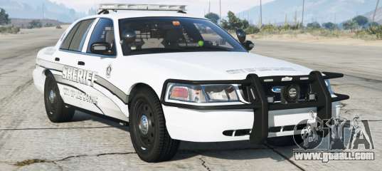 Ford Crown Victoria P71 Police Interceptor 2011〡Sheriff K-9 Unit [ELS]〡blue &amp; blue emergency lights for GTA 5