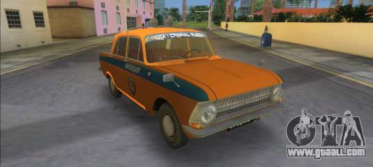 Moscow 412 EE traffic police for GTA Vice City