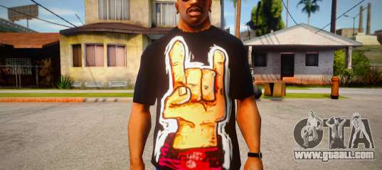 Rock Hand Black T-Shirt
