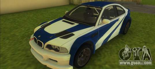 BMW M3 GTR for GTA Vice City