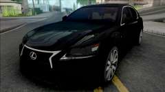 Lexus GS350 Black for GTA San Andreas