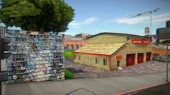 Renewed fire station (good textures) for GTA San Andreas