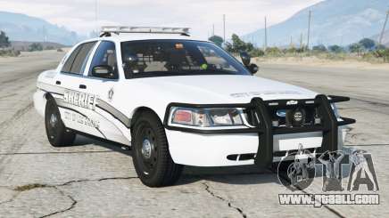 Ford Crown Victoria P71 Police Interceptor 2011〡Sheriff K-9 Unit [ELS]〡blue & blue emergency lights for GTA 5