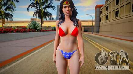Wonder Woman Bikini Girl from Dead or Alive 5 for GTA San Andreas