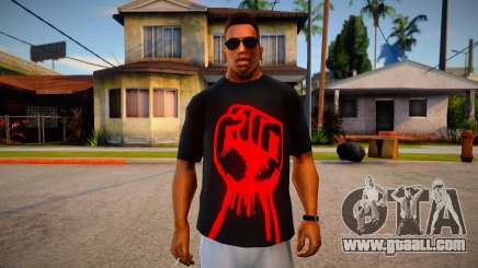 Red Fist T-Shirt for GTA San Andreas