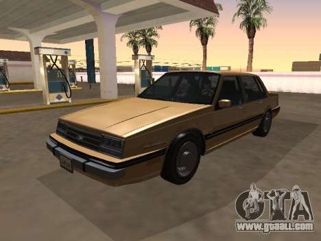 Chevrolet Celebrity 1984 Year for GTA San Andreas