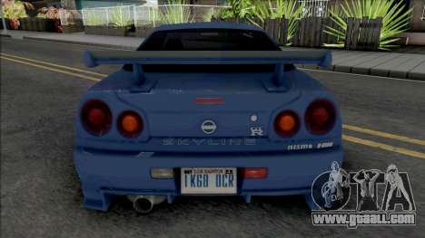 Nissan Skyline GT-R R34 Nismo Z-Tune 2005 [IVF] for GTA San Andreas