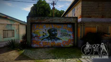 2Pac Graffiti for GTA San Andreas
