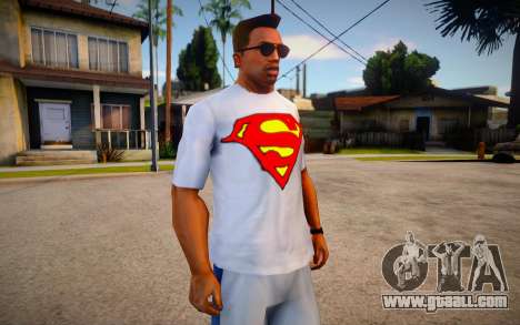 T-shirt Superman (good textures) for GTA San Andreas