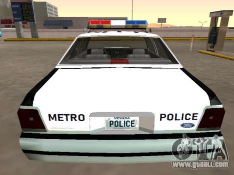 LTD Crown Victoria 1991 Las Vegas Metro Police for GTA San Andreas