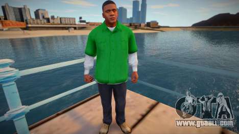 Franklin in a green shirt for GTA San Andreas