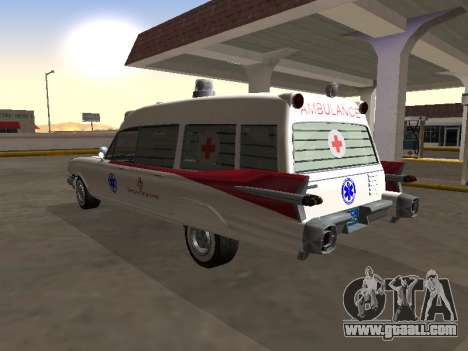 Cadillac Miller-Meteor 1959 Old Ambulance for GTA San Andreas