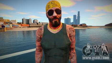 Vagos with a beard for GTA San Andreas