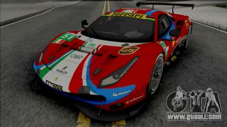 Ferrari 488 GTE for GTA San Andreas