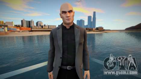 Agent 47 open jacket from Hitman Absolution for GTA San Andreas