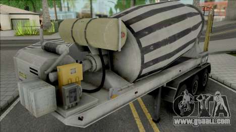 Cement Mixer Trailer for GTA San Andreas